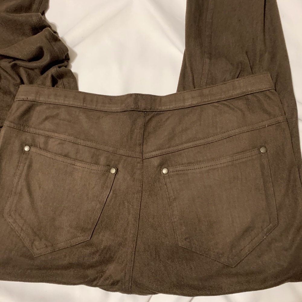 EC HUE Leggings Size S Suede texture